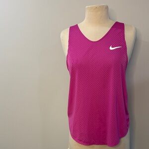Nike Women's Dri Fit Pink Tank Top. Small